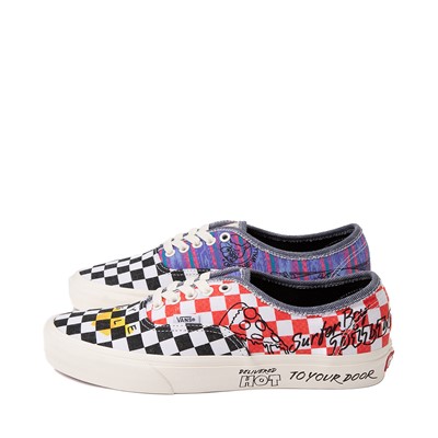 Alternate view of Vans x Stranger Things Authentic Checkerboard Skate Shoe - Marshmallow / Multicolour