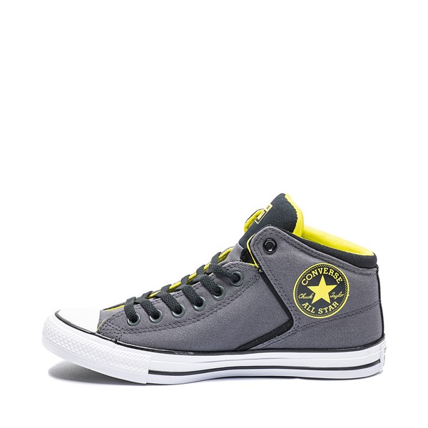 alternate view Converse Chuck Taylor All Star High Street Sneaker - Iron Grey / Black / Laser LemonALT1