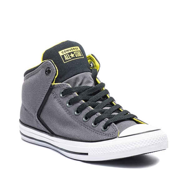 alternate view Converse Chuck Taylor All Star High Street Sneaker - Iron Grey / Black / Laser LemonALT5