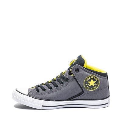 Alternate view of Converse Chuck Taylor All Star High Street Sneaker - Iron Grey / Black / Laser Lemon