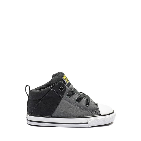 Vue principale de Converse Chuck Taylor All Star Axel Mid Sneaker - Baby / Toddler - Grey / Black / Lemon