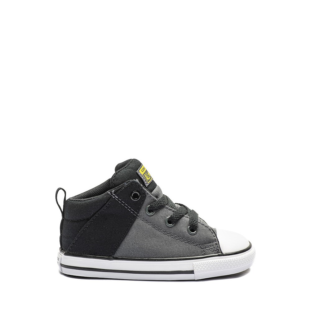 Converse Chuck Taylor All Star Axel Mid Sneaker - Baby / Toddler - Grey / Black / Lemon