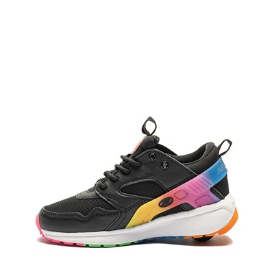 Alternate view of Heelys Force Skate Shoe - Little Kid / Big Kid - Black / Rainbow