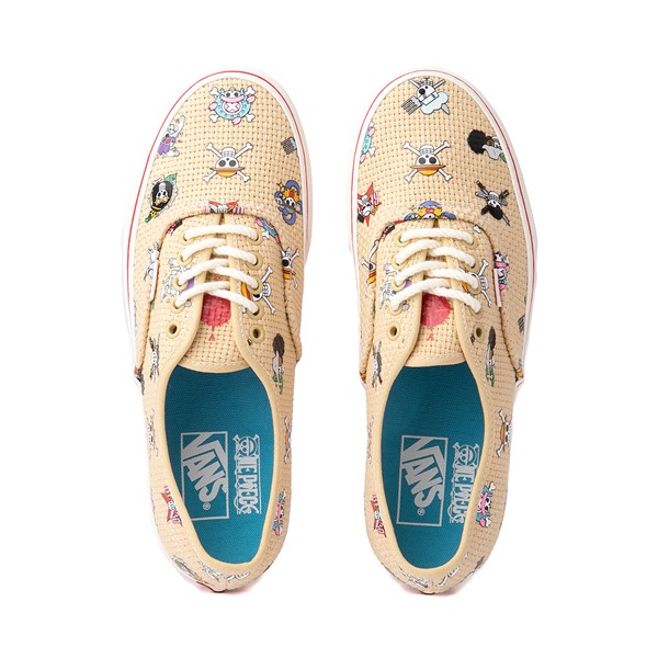 alternate view Vans x One Piece Authentic Straw Hat Crew Skate Shoe - NaturalALT2