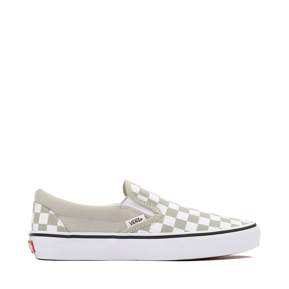 Vans Slip-On Checkerboard Skate Shoe - Desert Sage