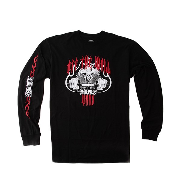 alternate view Mens Vans x One Piece Long Sleeve Tee - BlackALT2