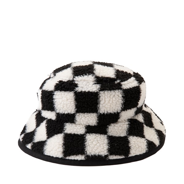 alternate view Vans Winterest Checkerboard Bucket Hat - Black / WhiteALT1
