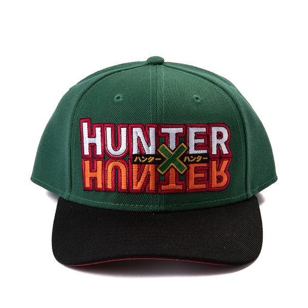 Vue principale de Casquette Snapback Hunter x Hunter - Noire / Verte