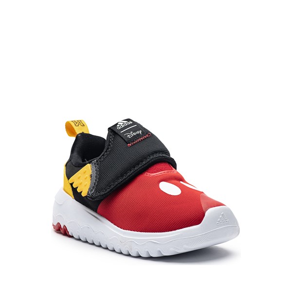 alternate view adidas x Disney Suru365 Mickey Mouse Slip On Athletic Shoe - Baby / Toddler - Black / MulticolourALT5