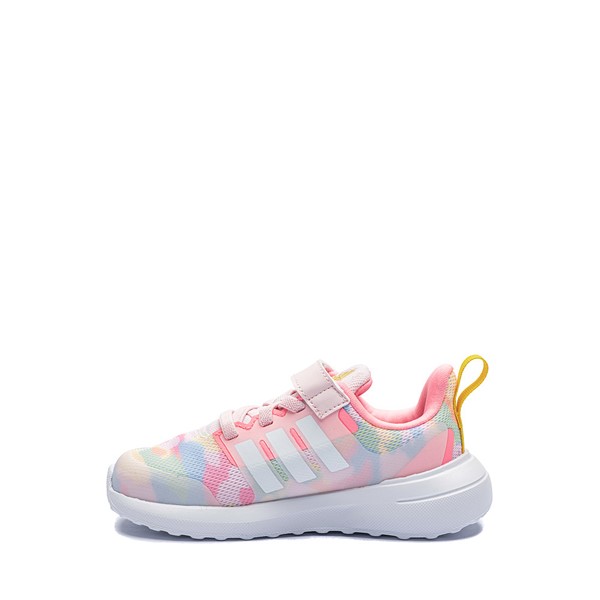 alternate view adidas Fortarun 2.0 Athletic Shoe - Baby / Toddler - Clear Pink / Blue Dawn CamoALT1