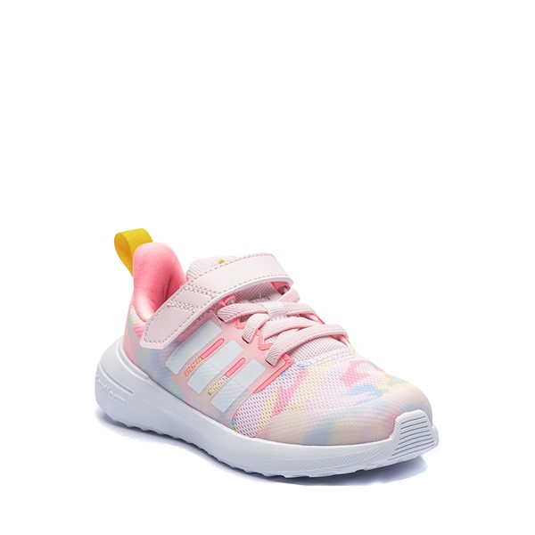 alternate view adidas Fortarun 2.0 Athletic Shoe - Baby / Toddler - Clear Pink / Blue Dawn CamoALT5