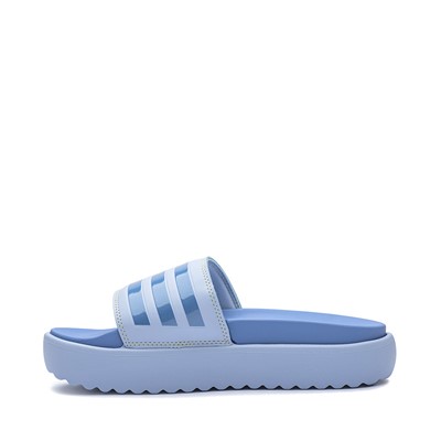 Alternate view of Womens adidas Adilette Platform Slide Sandal - Blue Dawn
