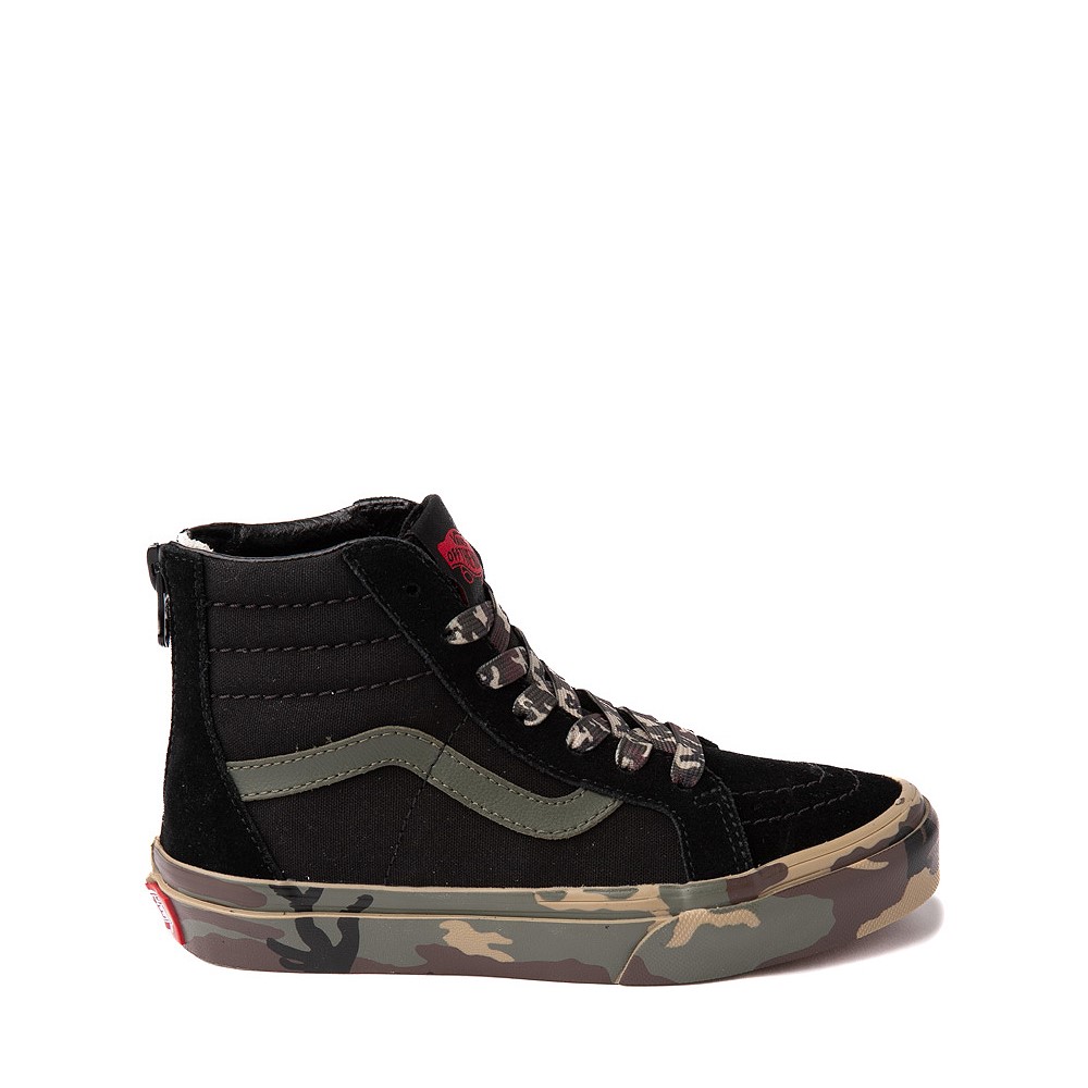 Chaussure de skate Vans Sk8-Hi - Enfants - Noire / Camouflage