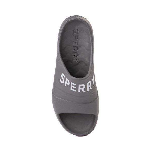 alternate view Mens Sperry Top-Sider Float Logo Slide Sandal - GreyALT2