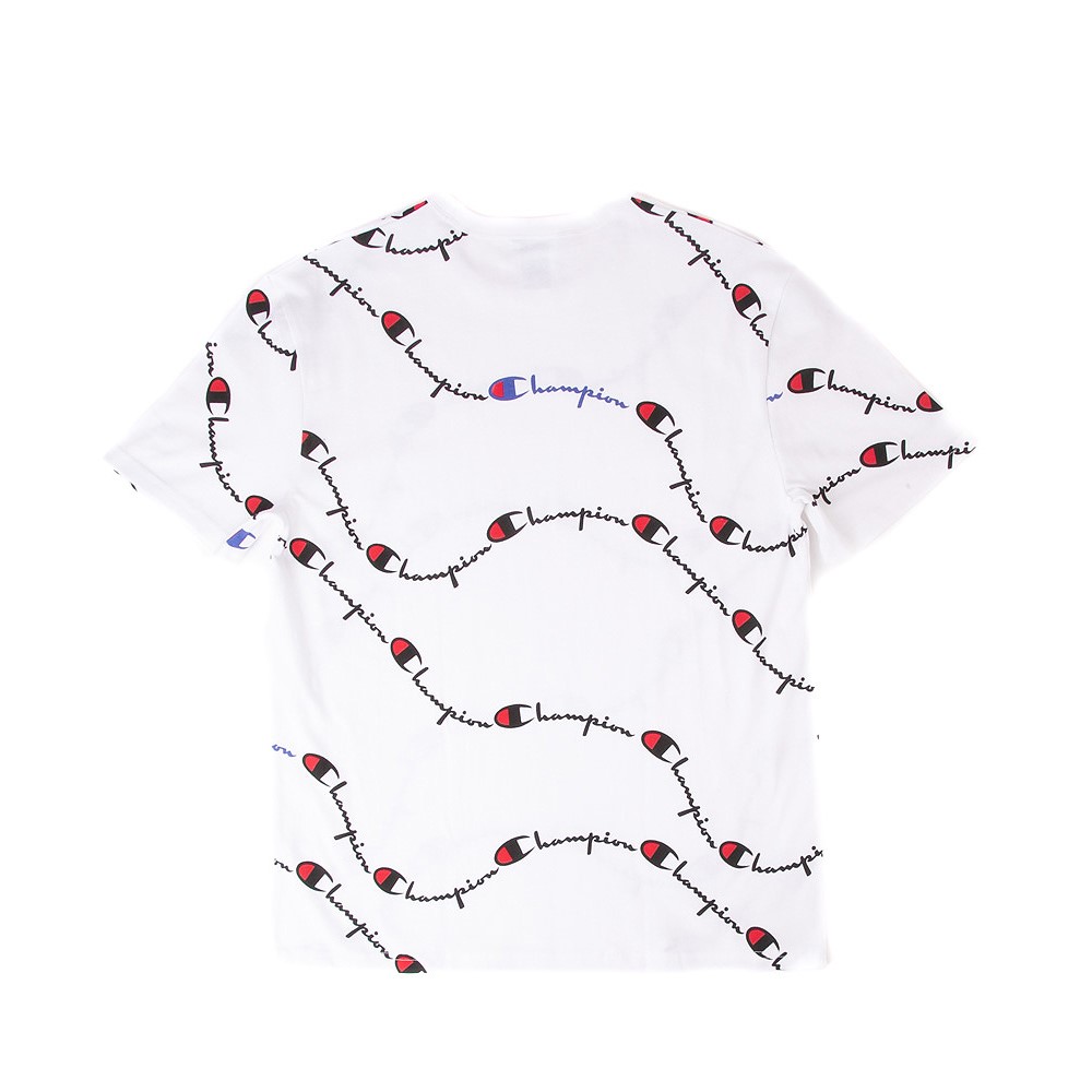 Champion heritage tee 2025 all over script