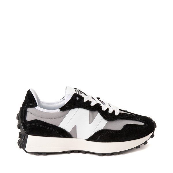 Vue principale de Mens New Balance 327 Athletic Shoe - Black / Grey / White