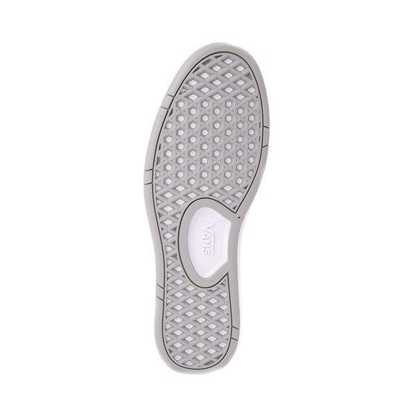 alternate view Vans Lowland ComfyCush® Skate Shoe - True White / Drizzle GreyALT3