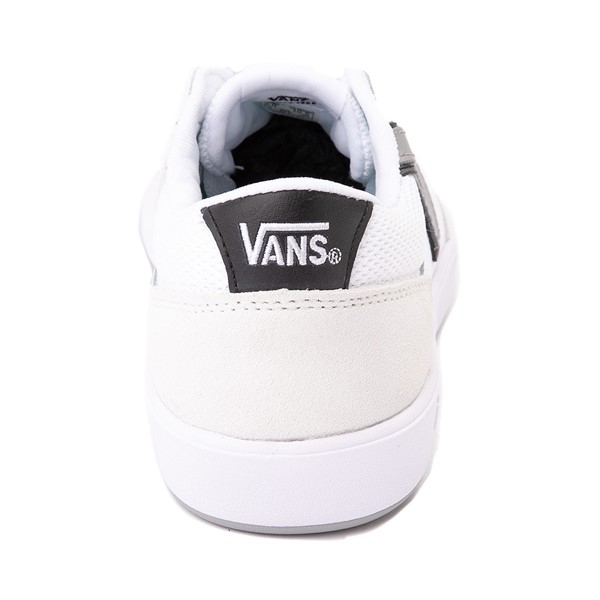 alternate view Vans Lowland ComfyCush® Skate Shoe - True White / Drizzle GreyALT4