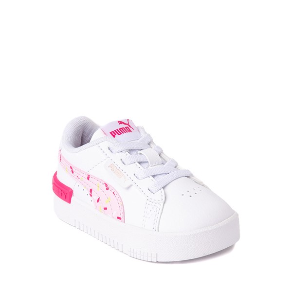 alternate view PUMA Jada Crush Athletic Shoe - Baby / Toddler - White / Pink SprinklesALT5