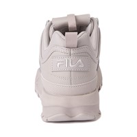 Fila disruptor white sales and silver