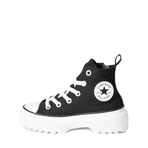 alternate view Converse Chuck Taylor All Star Lugged Lift Hi Sneaker - Little Kid - Black / WhiteALT1