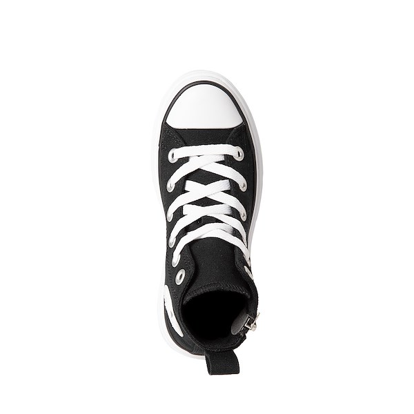 alternate view Converse Chuck Taylor All Star Lugged Lift Hi Sneaker - Little Kid - Black / WhiteALT2