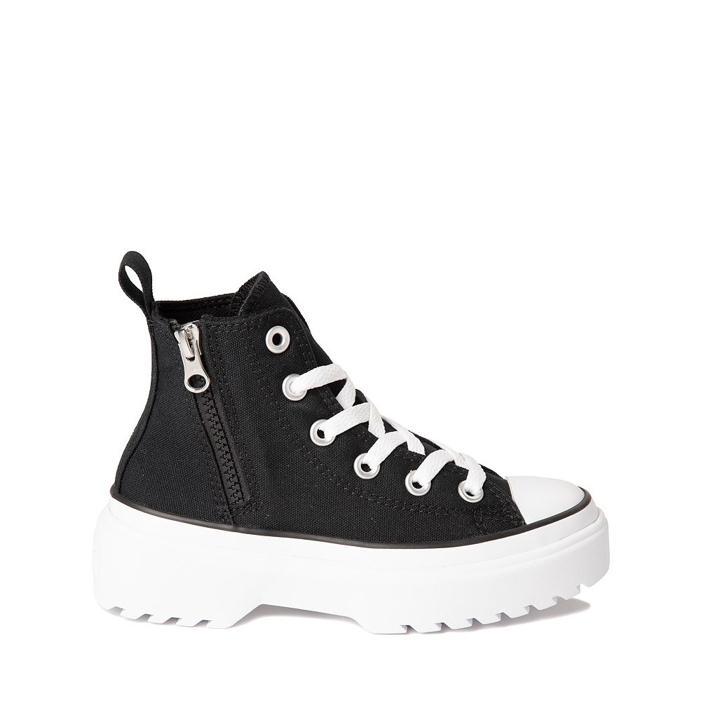 Converse Chuck Taylor All Star Lugged Lift Hi Sneaker - Little Kid - Black / White