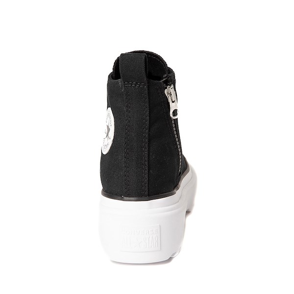 alternate view Converse Chuck Taylor All Star Lugged Lift Hi Sneaker - Big Kid - Black / WhiteALT4