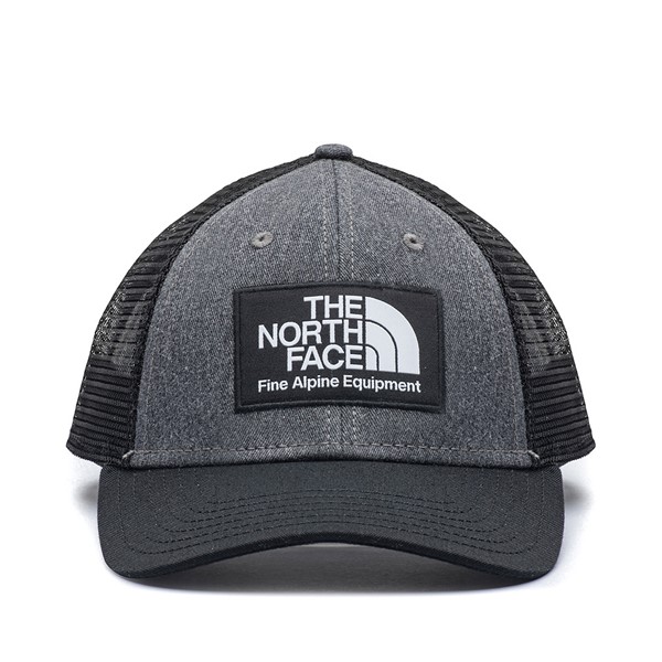 Main view of The North Face Deep Fit Mudder Trucker Hat - Black / Heather Grey