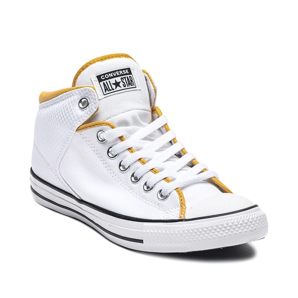 alternate view Converse Chuck Taylor All Star High Street Sneaker - White / YellowALT5