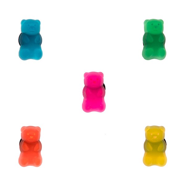 alternate view Crocs Jibbitz&trade; Candy Bears Shoe Charms 5 Pack - MulticolorALT1