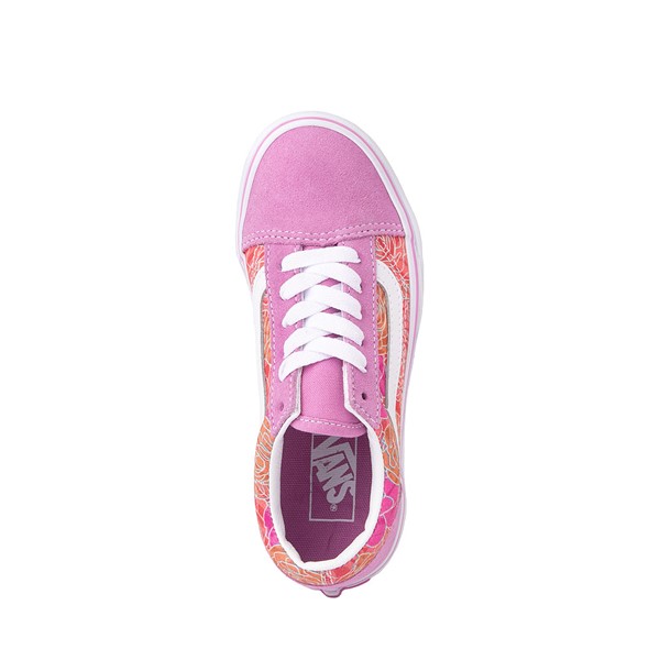 alternate view Vans Old Skool Skate Shoe - Little Kid - Pink / Floral CamoALT2