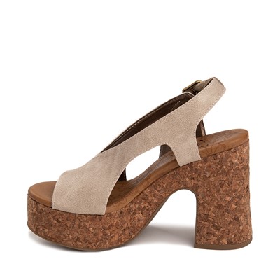 Alternate view of Womens Blowfish Partea Platform Sandal - Light Taupe