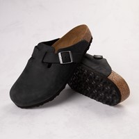 Mens Birkenstock Boston Clog - Black | JourneysCanada