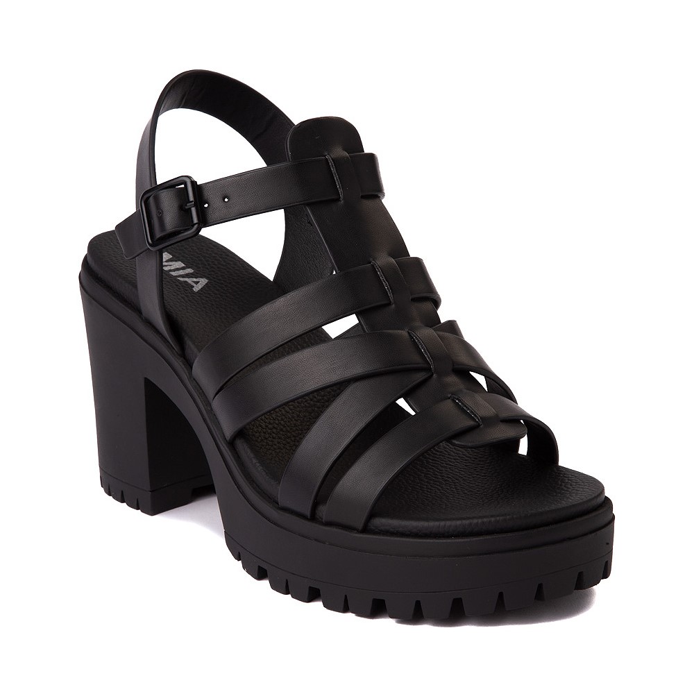 Mia platform sale sandals black