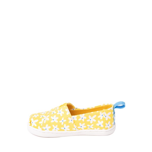alternate view TOMS Classic Slip On Casual Shoe - Baby / Toddler / Little Kid - Yellow / Sun DaisiesALT1
