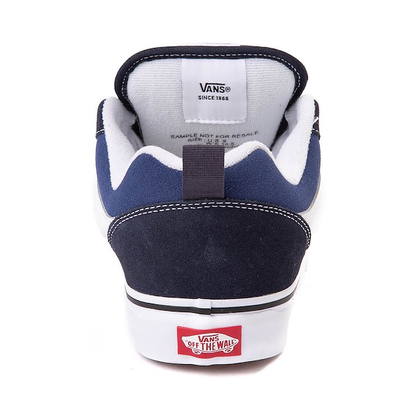 alternate view Vans Knu Skool Skate Shoe - Navy / True WhiteALT4