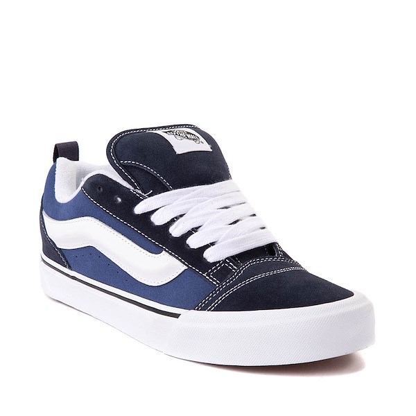 alternate view Vans Knu Skool Skate Shoe - Navy / True WhiteALT5