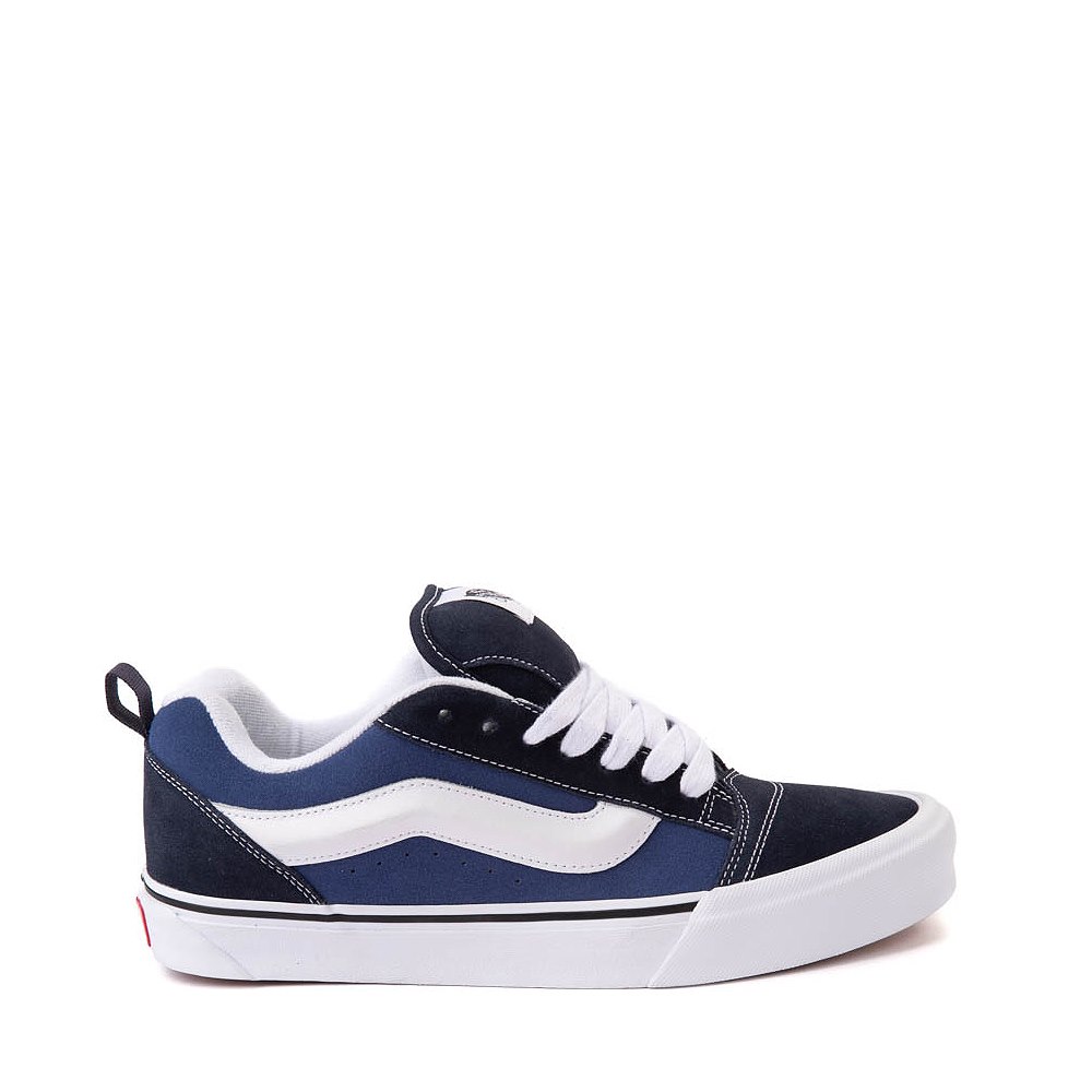 Vans Knu Skool Skate Shoe - Navy / True White