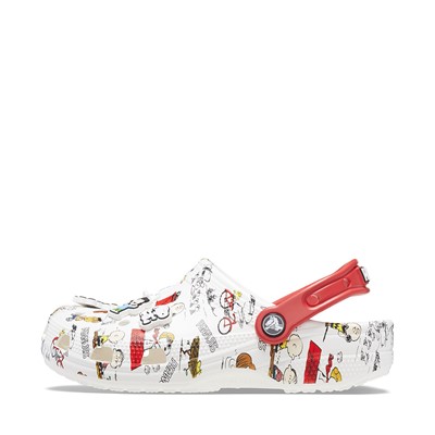 Alternate view of Crocs x Peanuts Classic Clog - White / Red