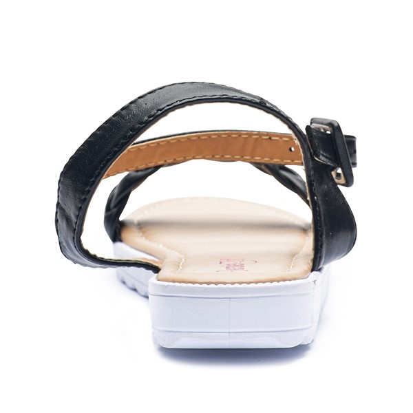 alternate view Kensie Girl Lemonade Sandal - Little Kid / Big Kid - BlackALT4