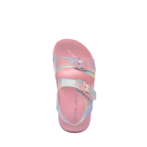 alternate view Laura Ashley Harlynn Sandal - Toddler - Pink / Pastel MulticolourALT2