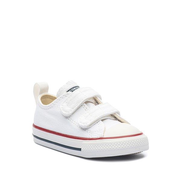 alternate view Converse Chuck Taylor All Star 2V Lo Sneaker - Baby / Toddler - WhiteALT5