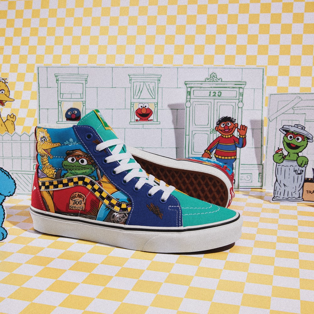 Vans x Sesame Street SK8-Hi Skate Shoe - Multicolour
