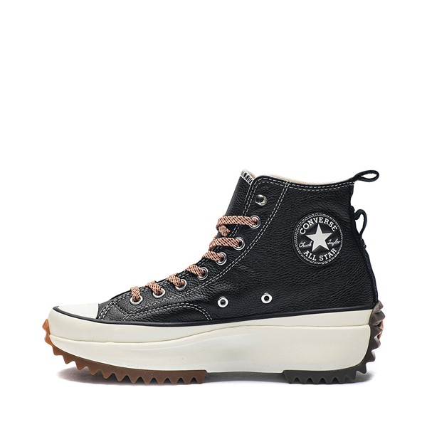 alternate view Converse Run Star Hike Leather Platform Sneaker - Black / Egret / GumALT1