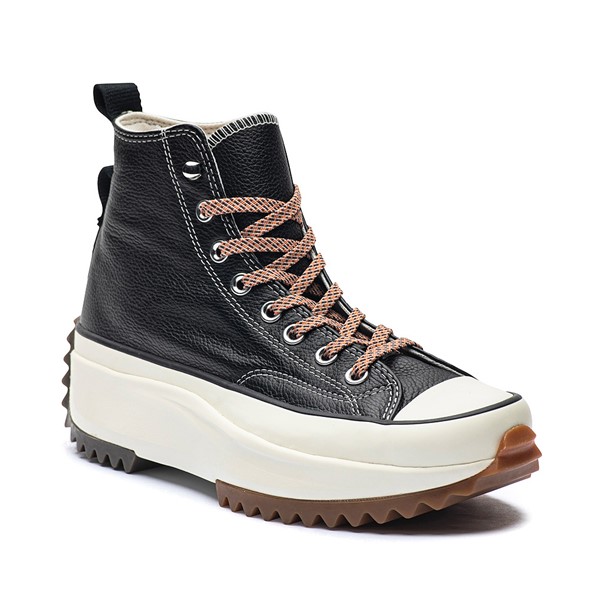 alternate view Converse Run Star Hike Leather Platform Sneaker - Black / Egret / GumALT5