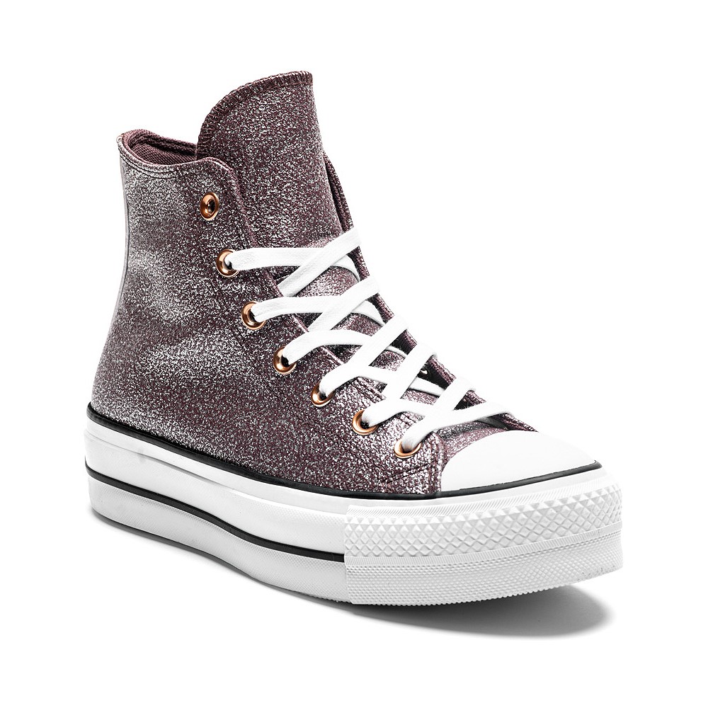 Womens Converse Chuck Taylor All Star Hi Lift Sneaker Dark Wine