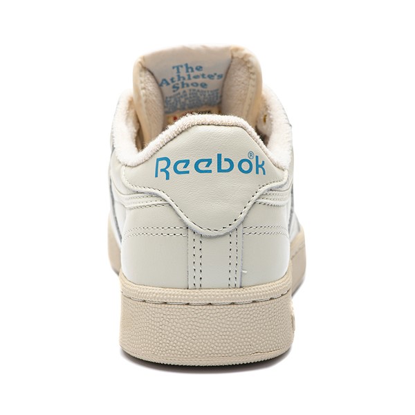 alternate view Mens Reebok Club C 85 Athletic Shoe - Vintage White / BlueALT4