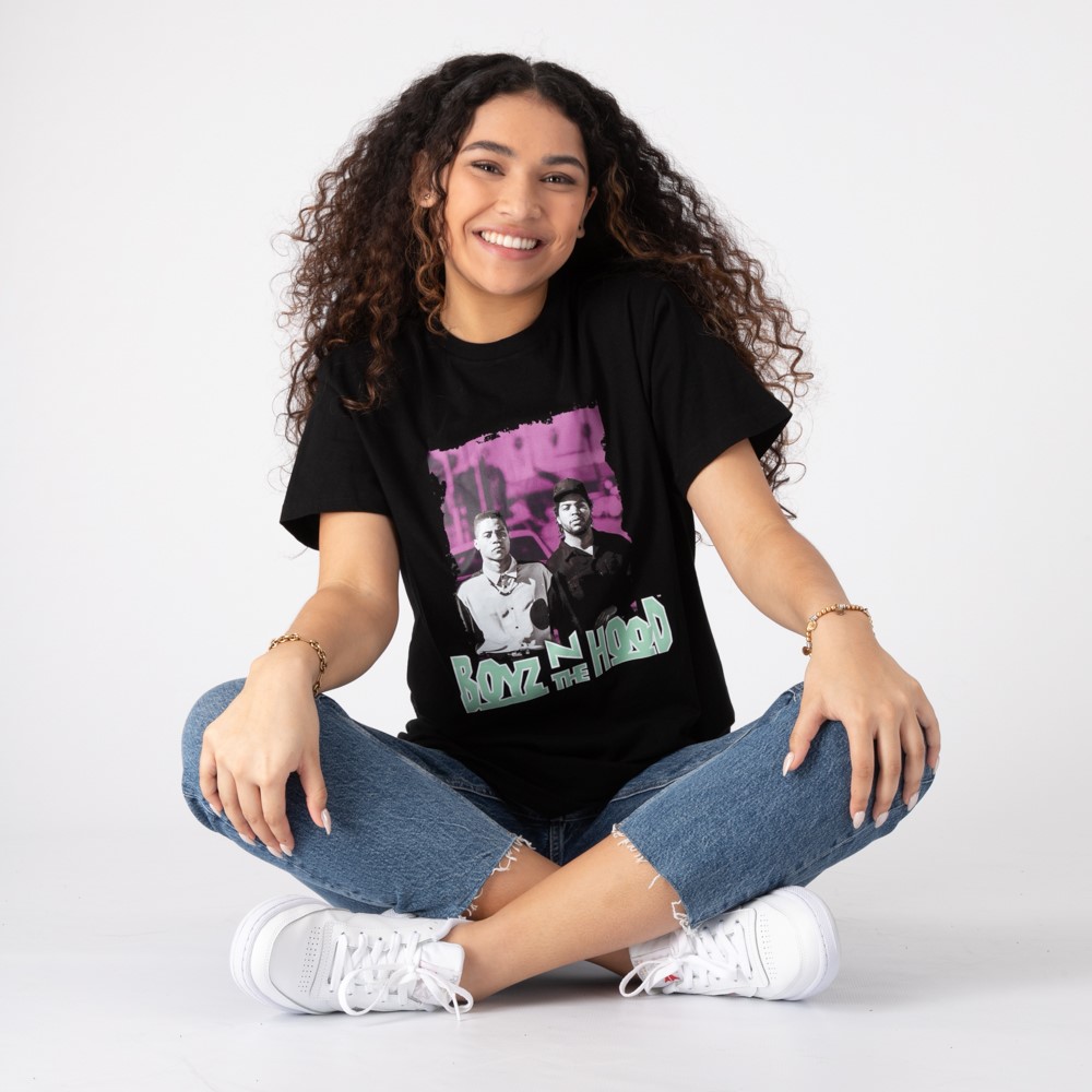 Womens Boyz N The Hood Boyfriend Tee - Black
