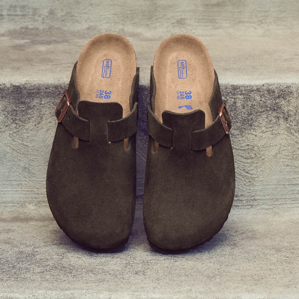 Womens Birkenstock Boston Soft Footbed Clog - Mocha | JourneysCanada
